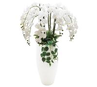 150cm White Orchid Potted Display Artificial