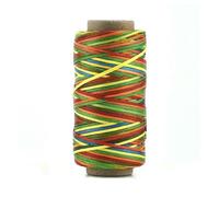 150D 0.8mm 50m Thickness Flat Waxed Thread Colorful Leather Sewing Wax Cord For Stitching Line Bracelet Braid Handicraft Tool