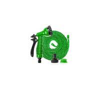 150FT EXPANDABLE FLEXIBLE HOSEPIPE GARDEN PIPE MAGIC SNAKE + GUN GREEN