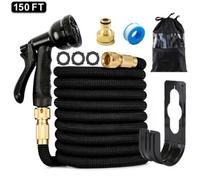 150Ft Expandable Garden Hose 8 Spray Gun