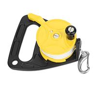 150ft Scuba Dive Reel Kayak Anchor with Handle Card Position PP Rope Combination for Safety Underwater Diving Snorkeling(Yellow)
