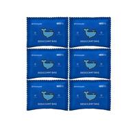 150g (6 Pack) Reusable Dehumidification Bags, Moisture Absorber Desiccant Packs for Home, Closet, Car, Basement, RV, Boats and Storage