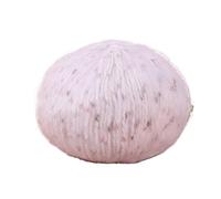 150g Colorful Dot Alpaca Mohair Yarn - Medium Thick Gradient Rainbow Yarn for Hand-Knitting Sweaters, Shawls, Scarves, and Hats(Beige)
