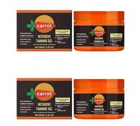150g Intensive Carrot Tanning Gel | Infused with Natural Carrot Extract for a Natural Bronze Glow | Smooth, Non-Greasy Texture-Suitable for Face & Body