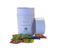 150g White Cardboard Tube of Toxic Waste Super Sour Sweets
