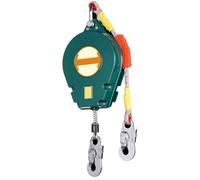 150KG Self-Retracting Lifeline - Portable Double Shell Lanyard with Double Lock Safety Locking Automatic Lock for Roof & High-Altitude Work 49.2ft (15m) Fall Protection