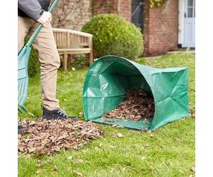 150L Easy Sweep-in Rake-in Leaf & Litter Collector Bag, Lay Flat Edging, Laminated Fabric