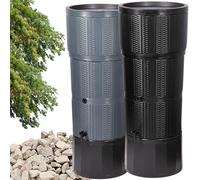 150L Extra Large Premium Rattan Wicker Effect Water Butt