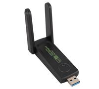 150Mbps USB Wireless Adapter, Professional Dual Band Signal Transmitter Receiver for Desktop Laptop PC with ABS Material, Supports XP 7 8 8.1 10