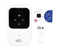 150Mbps Wireless Wifi Porter, Abs Mobile Wifi Hotspot High Speed 4g Network Built in Sim Card Slot Car Sharer Carrying Hotspot Case Router for Travel Home