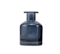 150ml/5oz Empty Glass Diffuser Bottle Diffuser Jars Aromatherapy Storage Container Fragrance Accessories Use for DIY Replacement Reed Diffuser Sets (Blue)