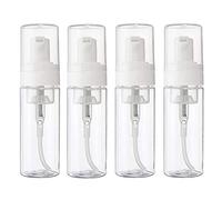 150ml Clear Travel Empty Plastic Refillable Foam Pump Bottle, Foaming Soap Pump Dispenser, for Cleaning, Travel, Makeup (4 Pcs)
