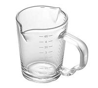 150ml Glass Measuring Cup Double Spouts Espresso Shot Glass Cup Heat-Resistant Handle Clear Scale Ounce Measure Jugs Mixing Mug for Bar Party Wine Cocktail Drink Milk Coffee Heavy Glass Measuring Cup