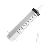150ml Large Syringe Plastic, Pet Feeding Syringe Sterile Package for Scientific Labs, Measurement, Dispensing, Watering, Refilling