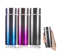 150ml Mini Coffee Flask, Stainless Steel Insulated Small Water Bottle Pack of 3 Put in Handbag Thermos Metal Milk Container for Work Travel to Carry Hot and Cold Drinks
