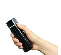 150ml Mini Cute Coffee Vacuum Flasks Insulated Cup Small Capacity Portable Stainless Steel Travel Drink Water Bottle Insulated Cup (Black)