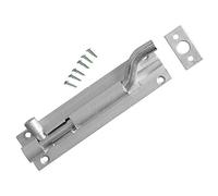 150mm 6" Inch Aluminium Door Bolt Swan Neck Offset with Screws (2)