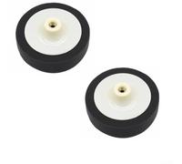 150mm 6 Inch Compounding Polishing Head Sponge Wheel with 14mm Thread for Car Hub Buffer and Polisher| Reusable Foam Pad| Black(2PCS)