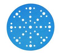 150mm 6 inch Sanding Discs 48 Hole Pads for Festool STF Sanders Film Hook and Loop Sandpaper DEERFOS Pack of 50 Select Grit (60)