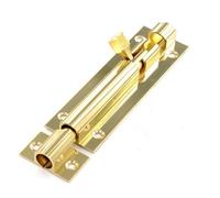 150MM 6" SOLID POLISHED BRASS DOOR BOLT