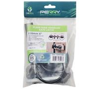 150mm 6In No.1136 Plain Ring Gate Latch Set Perrypack - Black Garden