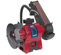 150mm Bench Grinder With Belt Sander 50 x 686mm Belt Heavy Duty Powerful Machine