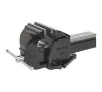 150mm Bench Mountable Mechanics Vice - 205mm Jaw Opening - Fixed Base