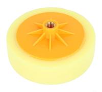 150mm for m14 Foam Polishing Pad Head Yellow Sponge Buffer 150mm | 150mm diameter, for m14 thread fit, yellow foam sponge, holds compound well, rinse and reuse
