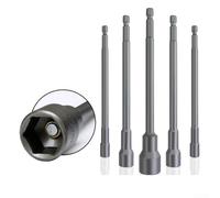 150mm Long Hex Nut Driver for Carpentry and Auto Parts Repair with Magnetic Grip (6mm)