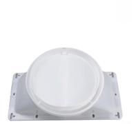 150mm Plastic Duct Backdraft Damper Gravity Flap(Doubl Black 170) | Gravity flaps seal tight, stops , prevents cold air, automatic closing, plastic build