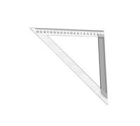 150mm Portable Stainless Steel Triangles Ruler with Clear Scale for Engineering Architecture Classroom Students Use Crafting Measurement Instrument