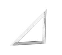150mm Portable Stainless Steel Triangles Ruler with Clear Scale for Engineering Architecture Classroom Students Use Crafting Measurement Instrument