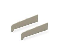 150mm Profile 22 Window & Door Sill End Caps (Pair) - Cream