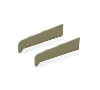 150mm Profile 22 Window & Door Sill End Caps (Pair) - Pebble Grey