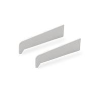 150mm Profile 22 Window & Door Sill End Caps (Pair) - White