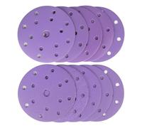 150mm Sanding Discs,100PCS 15 Holes Hook and Loop Sanding Disc,10 Each of 60/80/120/150/180/220/320/400/600/800 Mixed Grits, 6 Inch Sanding Pads for Random Orbital Sander