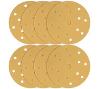 150mm Sanding Discs, 40 PCS 6inch 15-Hole Hook and Loop Sandpaper for 150mm Random Orbital Sander(120 Grits)