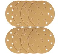 150mm Sanding Discs, 40 PCS 6inch 15-Hole Hook and Loop Sandpaper for 150mm Random Orbital Sander (240 Grits)