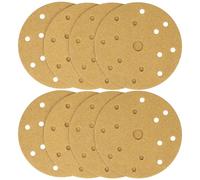 150mm Sanding Discs, 40 Pcs 6inch 15-Hole Hook and Loop Sandpaper for 150mm Random Orbital Sander(60 Grits)