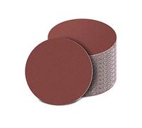 150mm Sanding Discs 60/100/150/320/600 Grit, 6 Inch Sandpaper Hook and Loop Disc Sanding Pads for Random Orbital Sander(50pcs)
