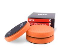 150mm T40 Orange Medium-Cut Foam Polishing Pads, SPTA 3Pcs 6.5 Inch Face for 6 Inch 150mm Backing Plate Compound Buffing Sponge Pads for Car Buffer Polisher Compounding, Polishing and Waxing