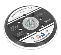 150mm Universal DA Backing Pad - 5/16 Inch UNF or M8 Thread - Dust Free