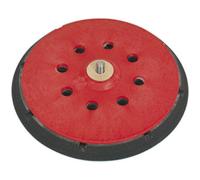 150mm Universal Da Backing Pad With Hook And Loop - 5/16 Inch Unf Thread For Dust-Free Sanding
