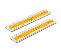 150mm Verulam Conversion Oval Scale Ruler (Metric Readings from Imperial Drawings). No.44 Scales