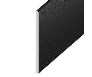 150mm Wide x 2m Long Windows4You Black Ash uPVC Flat Board - Woodgrain Multi-Purpose Soffit, Infill & Trim Board - Low-Maintenance PVC - 1 Pack