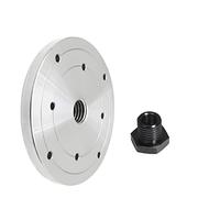 150mm Woodworking Machine Bed Panel, Rust-Proof, Suitable for M18X2.5 Threaded Woodworking Machine Chuck Flange Panel