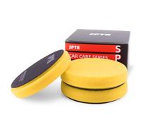 150mm Yellow T80 High-Cut Foam Polishing Pads, SPTA 3Pcs 6.5 Inch Face for 6 Inch 150mm Backing Plate Compound Buffing Sponge Pads for Car Buffer Polisher Compounding, Polishing and Waxing