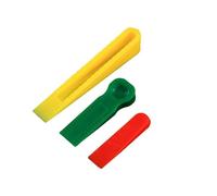 150pc Reusable Wedge Tile Spacers 2mm Gap Gasket Carrelage Wall Leveler Locator Laying Flat Ceramic Floor Tiling Leveling System for Stone and Floors(Yellow)