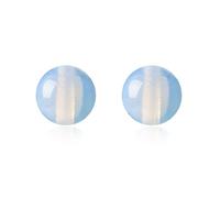 150pcs 10mm White Opal Natural Gemstone Round Loose Beads for Jewelry Making Energy Stone Healing Power