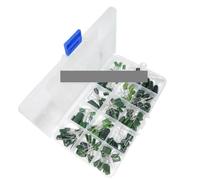 150PCS 15 Values Polyester Film Capacitor Assortment Box Kit 0.33NF 2A331J 470NF 2A474J 2A102J 2A393J 2A474J 2A821J each 10PCS RUAJOGYNVM